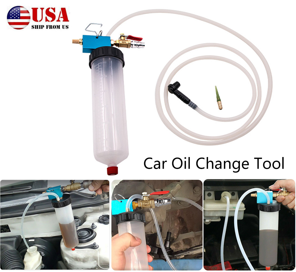 1*Car Brake Fluid Oil Change Replacement Tool Pneumatic Vacuum Bleeder Extractor