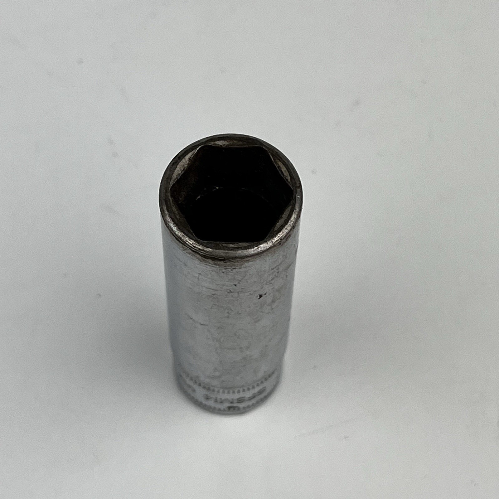 Snap-on Tools 3/8″ Drive 14mm 6pt Point DEEP Chrome Socket SFSM14 USA