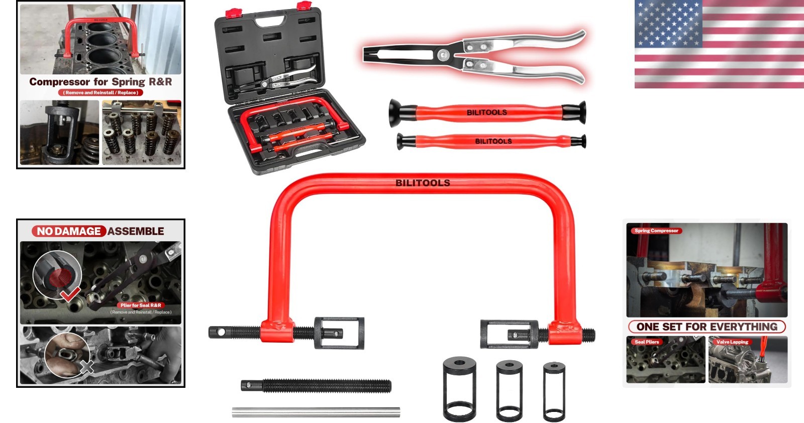 13pcs Valve Spring Tools for ATV & Car Engines