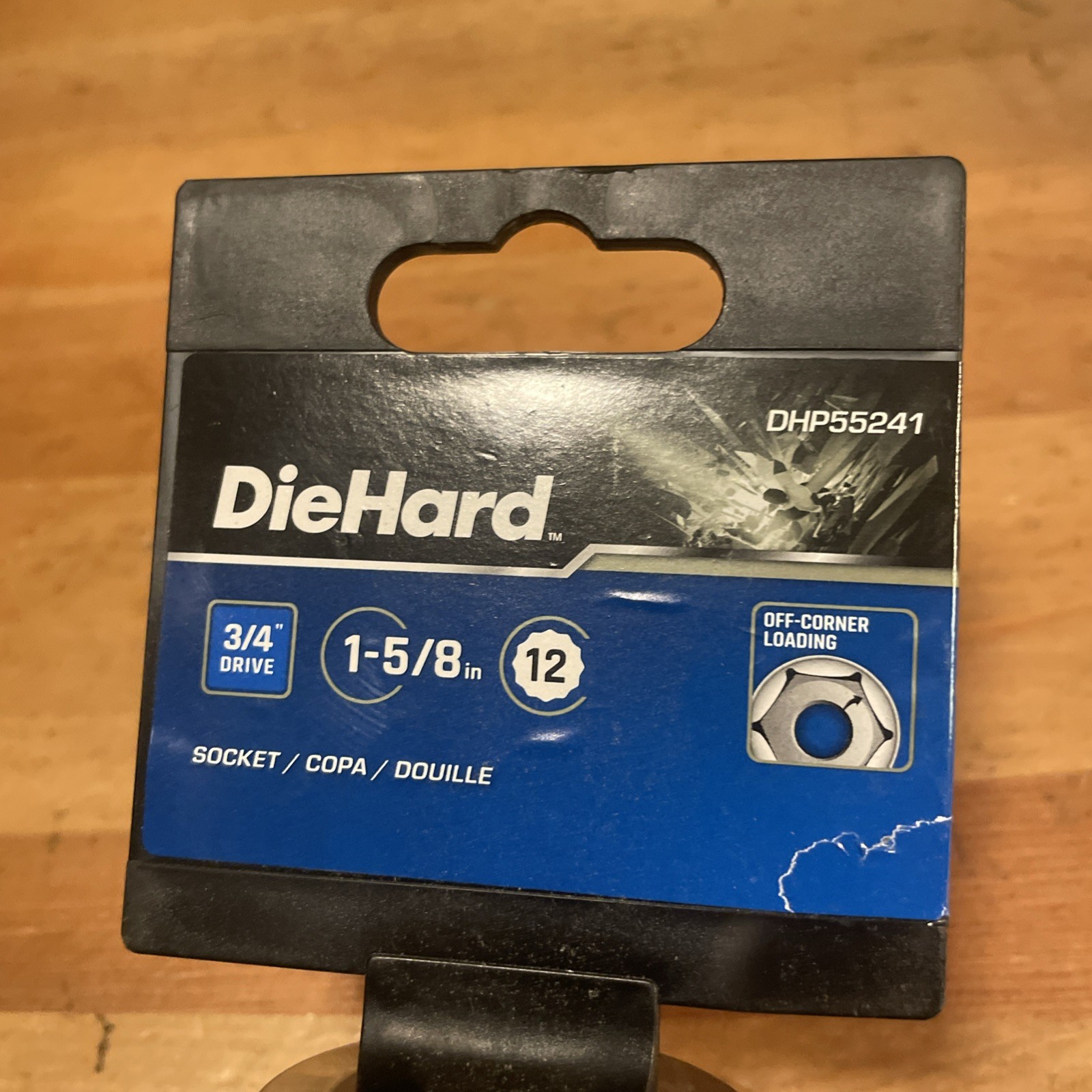 Diehard 1-5/8” Socket 3/4” Drive 12 Point DHP55241
