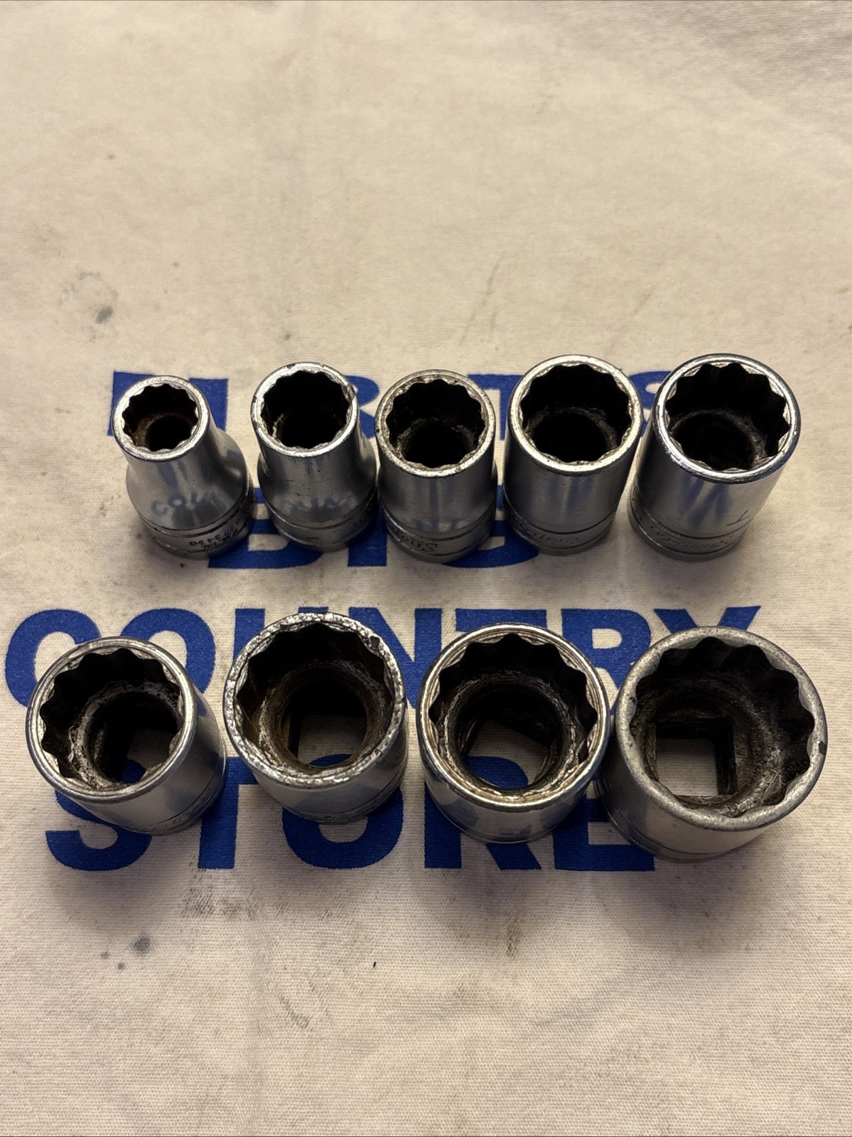 Snap-on Tools USA 1/2″ Drive SAE 12pt Shallow Chrome 9pc Socket Set 7/16-15/16″