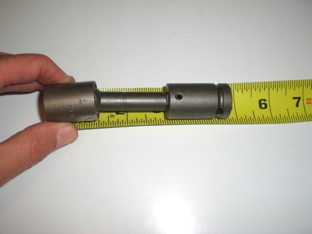 Vintage Dayton Apex 17mm Short Extension Swivel Socket 1/2″ Drive 6 Pt USA MADE