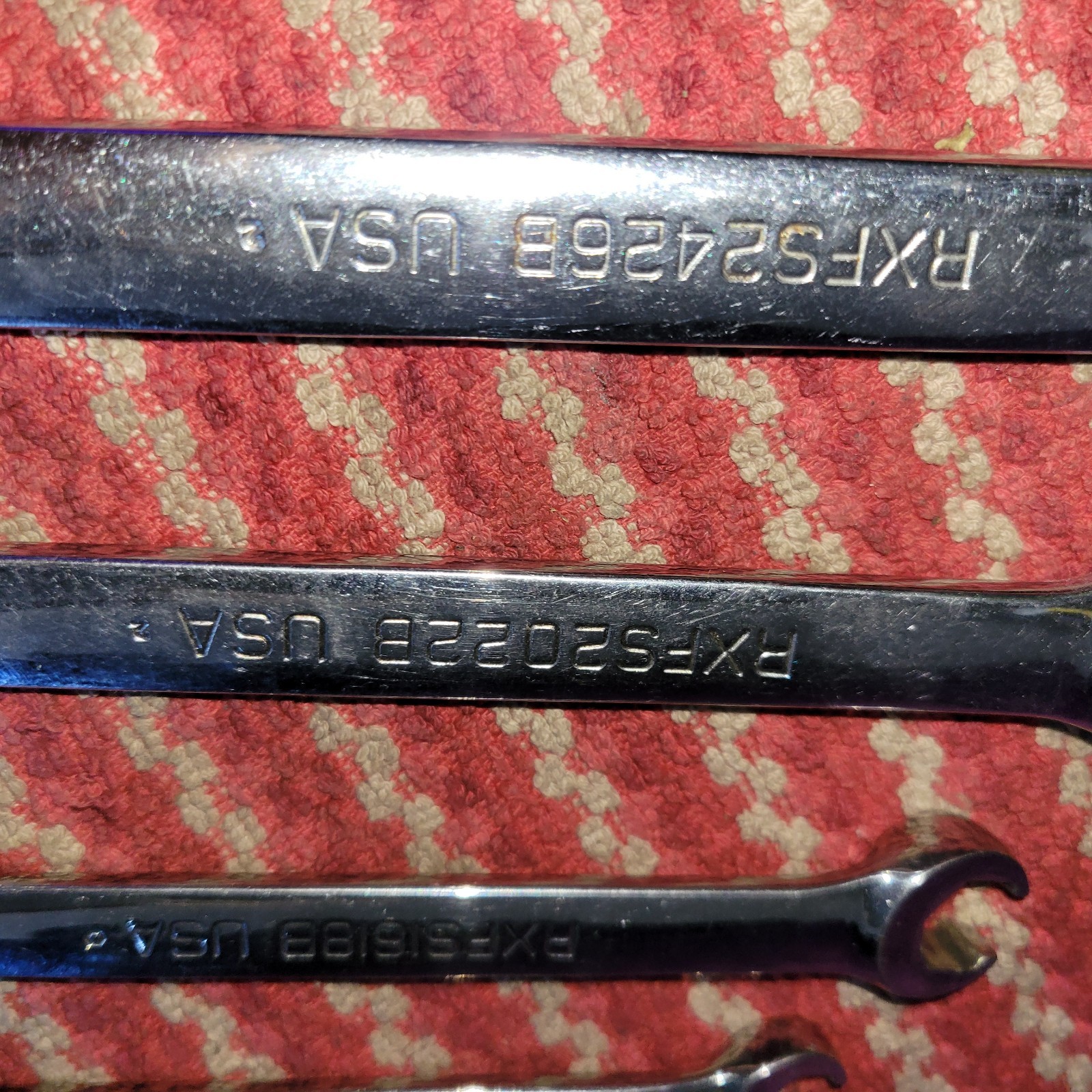 Lot (4) Snap-on Tools Tubing Wrenches 3/8* 7/16* 1/2* 9/16* 5/8* 11/16* 3/4 NICE