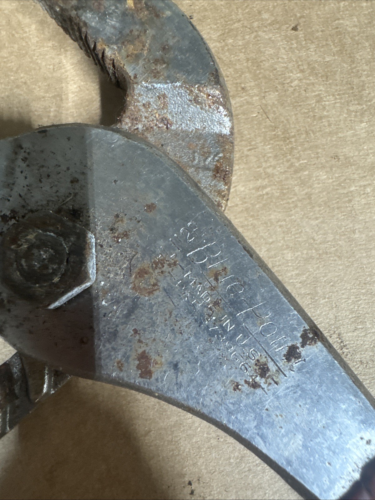 Vintage Blue-Point USA Tongue & Groove Slip Joint Pliers HL112P