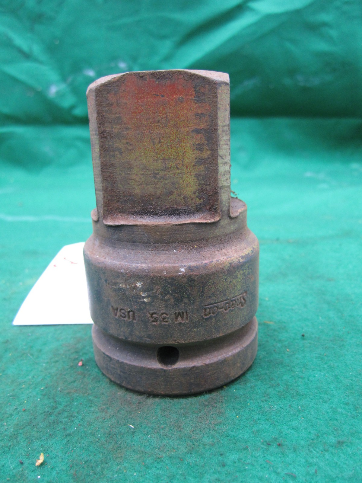 SNAP-ON 1 INCH TO 1-1/2 INCH PIN HOLE IMPACT ADAPTER # IM35