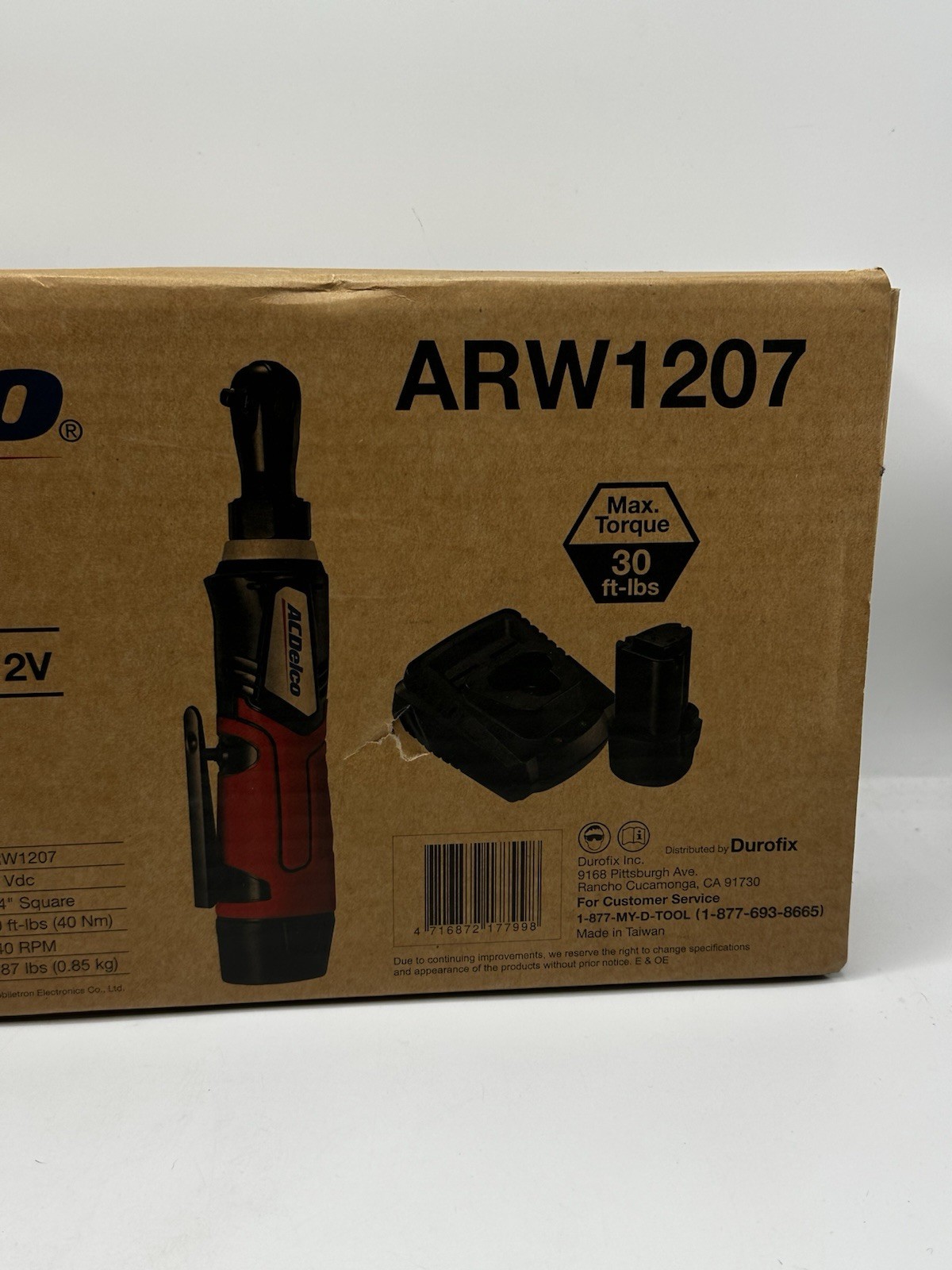 ACDelco ARW1207 Li-ion 12V 1/4″ Ratchet Wrench *NEW*