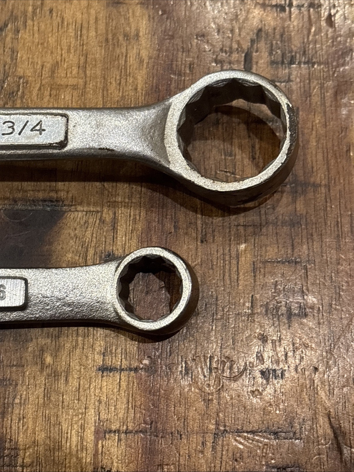 Craftsman Tools 3/8×7/16” & 5/8×3/4” 12pt Double Box End Wrenches 2pc SAE USA