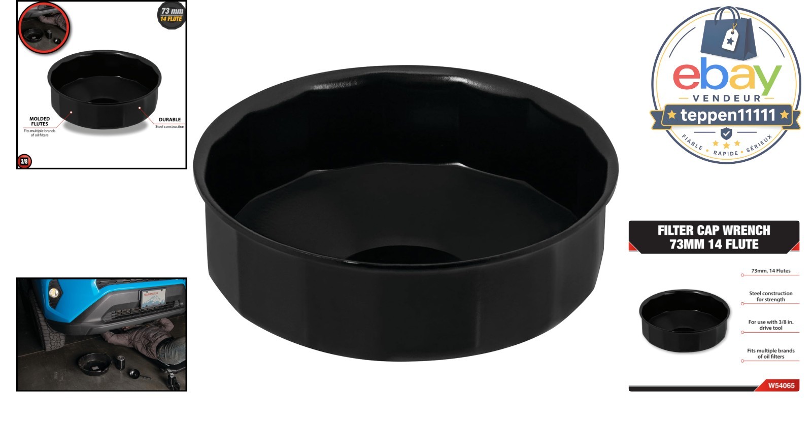 Oil Filter Cap Wrench 73mm 14 Flutes