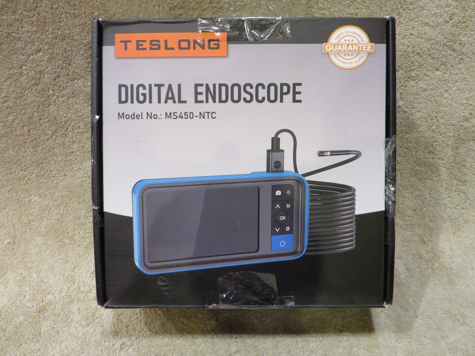 Teslong Digital Endoscope Inspection Camera 5m Dual Lens Tube 7.9mm MS450-NTC