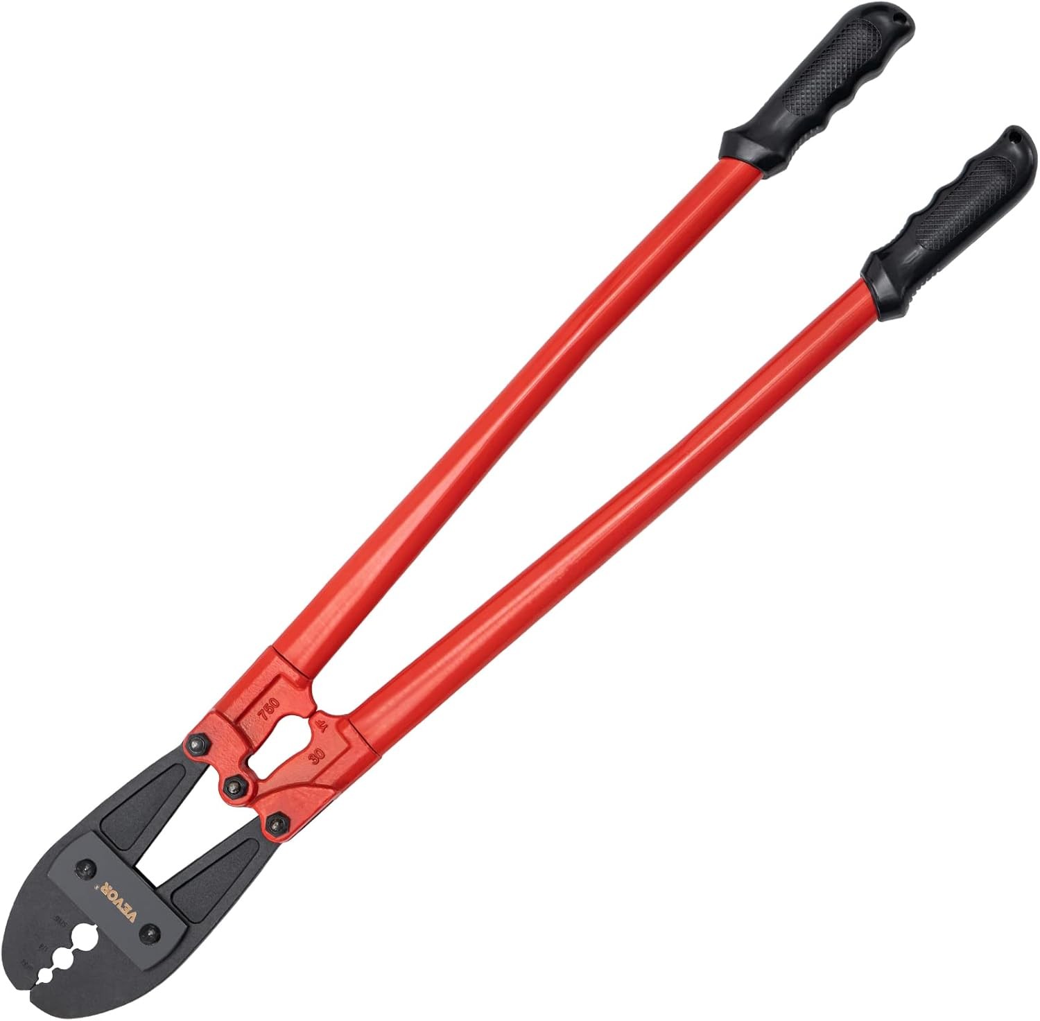 Mophorn Hand Swager Crimper 30 Inch,Swaging Tool for 5/32″ 30 Inch, Yellow