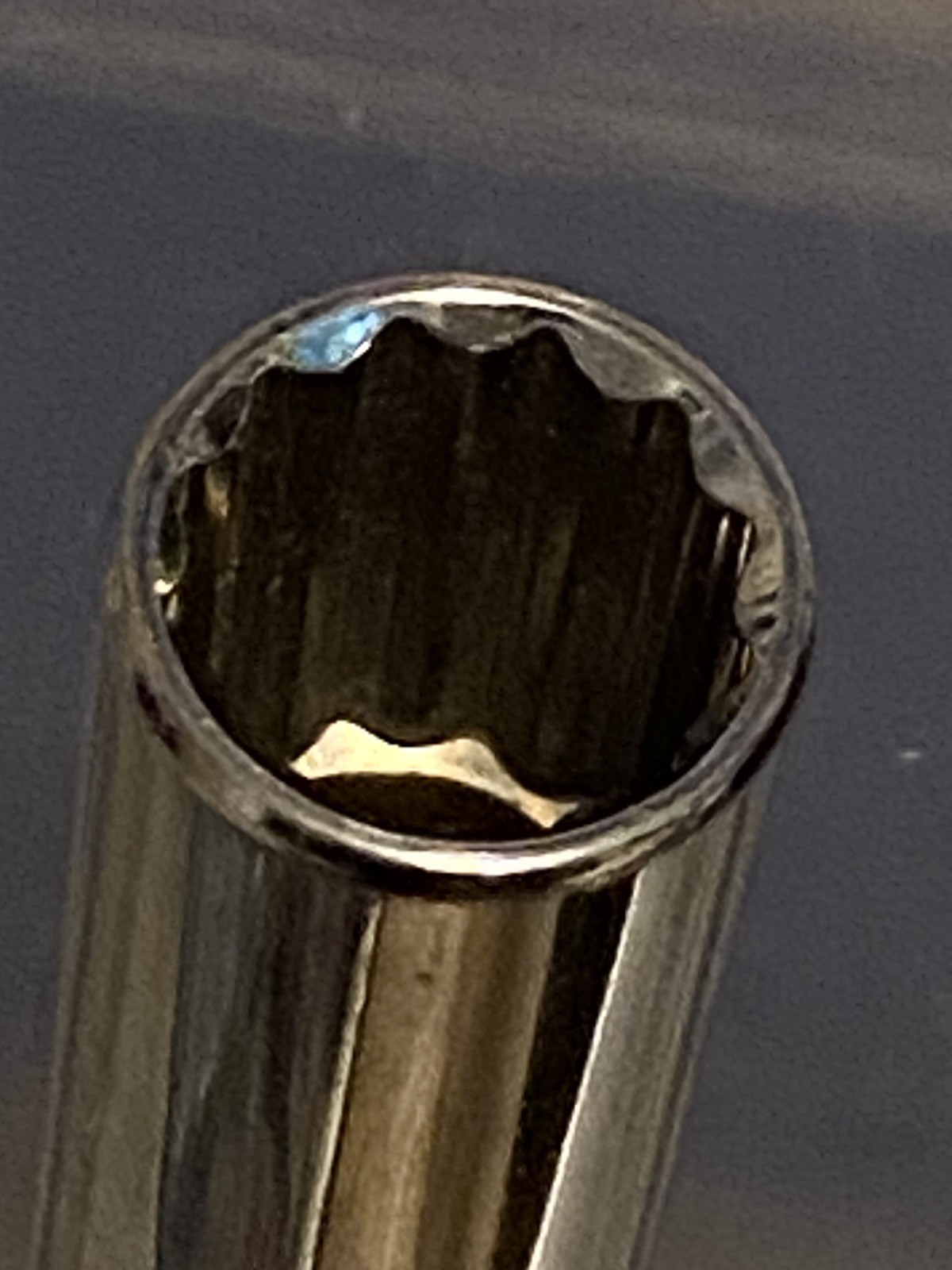 14mm- 3/8” Drive – 12 poin Halfords advanced chrome -approx 64mm length socket.