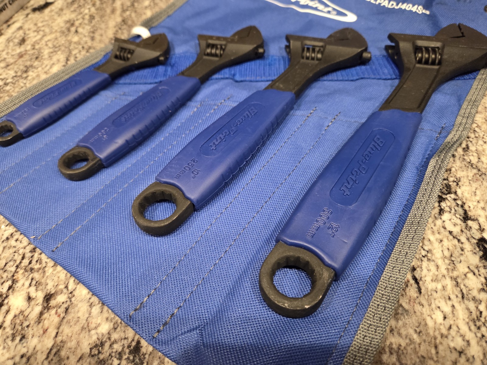 Blue Point By Snapon Tools 4 pc Soft Grip Adjustable Wrench Set (6-12″)