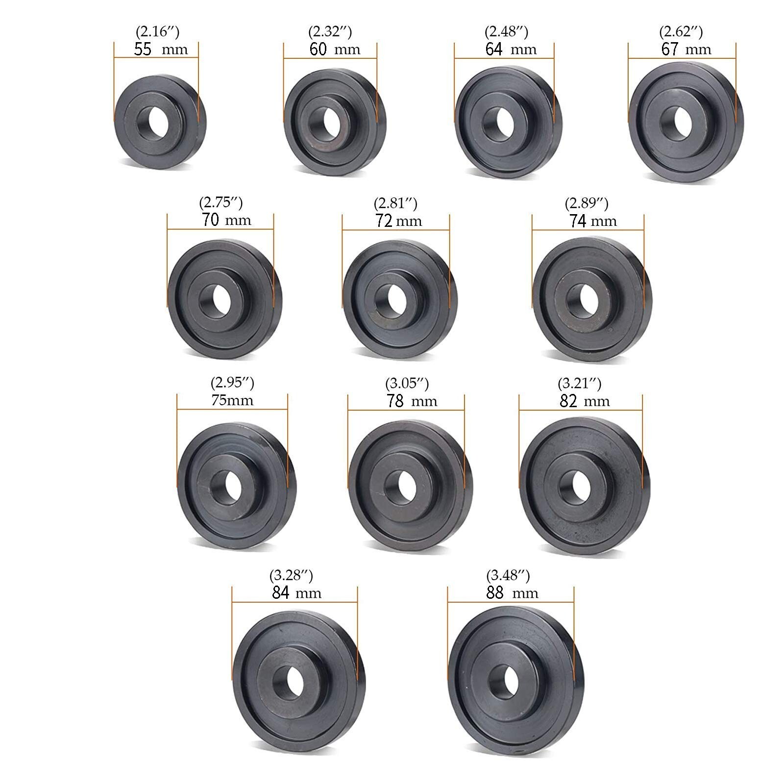 WINMAX TOOLS AUTOMOTIVE 23 Pcs FWD Front Wheel Drive Bearing Adapters Puller Pr