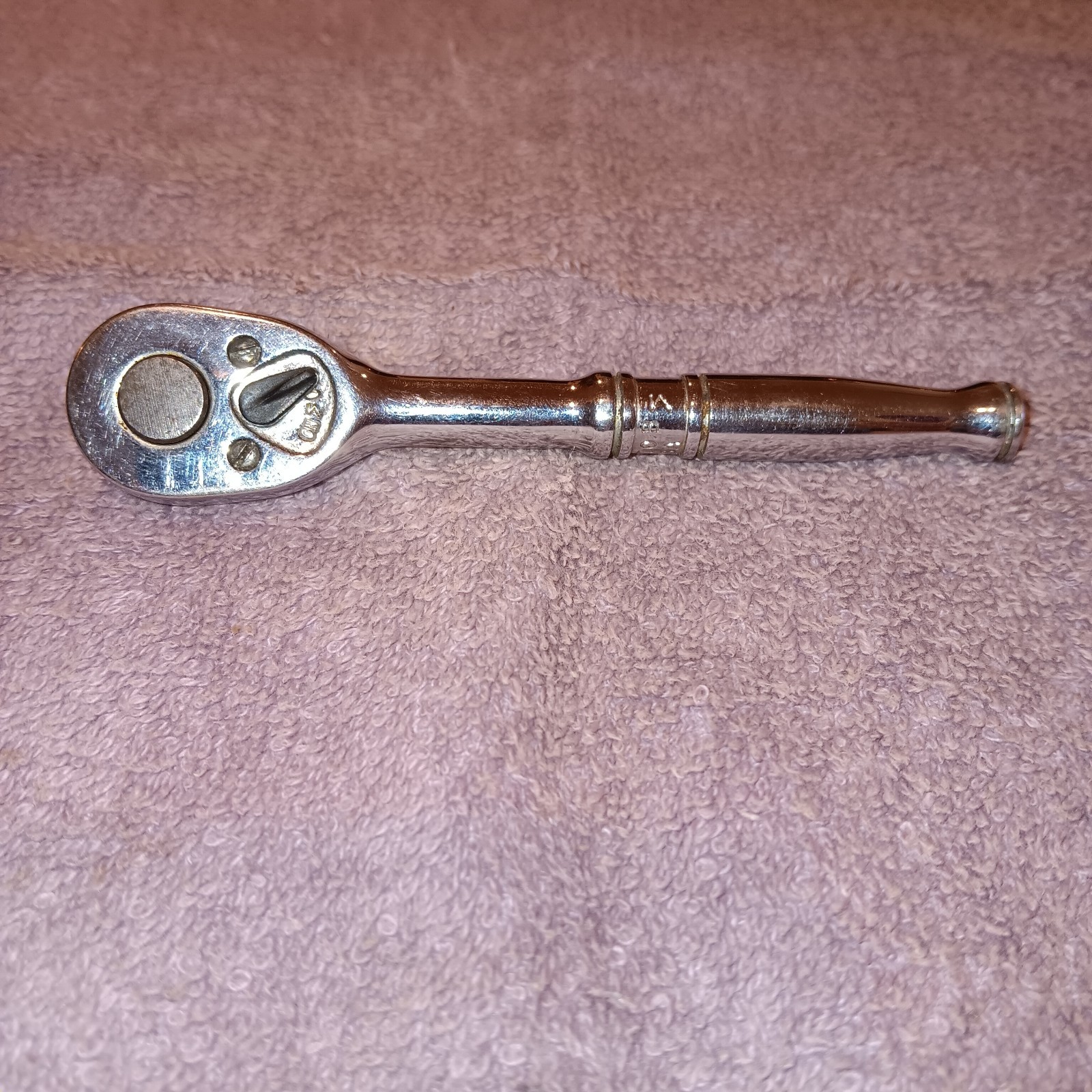 Vintage Snap On Tools 1/4” Drive Ratchet TM-70-B