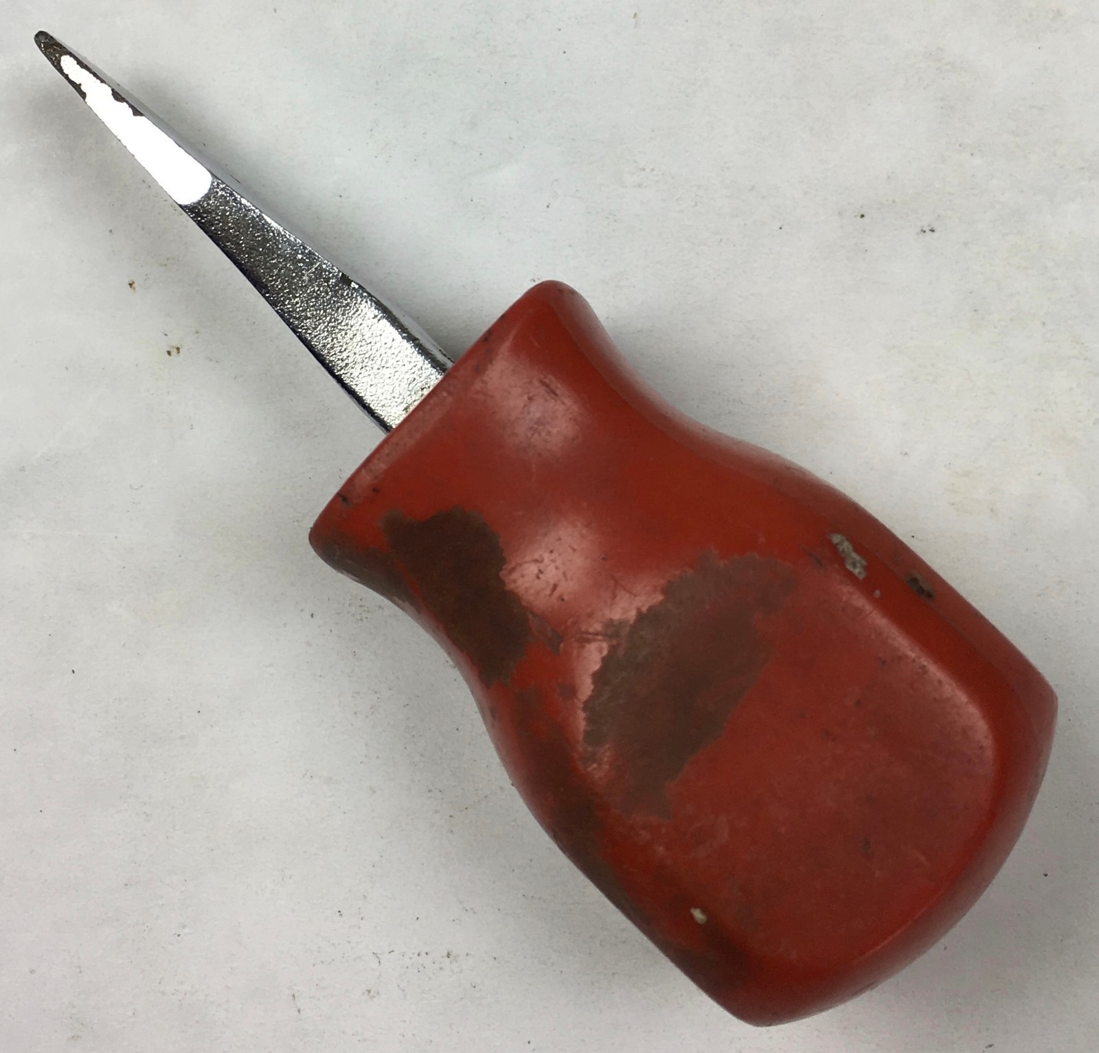 MAC Tools PN2SA RED Hard Handle Stubby Slotted Flat Tip Head Screwdriver U.S.A.