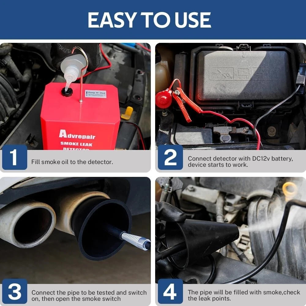 EVAP Smoke Machine Automotive Tester Leak Detector for Car Pipe System Test
