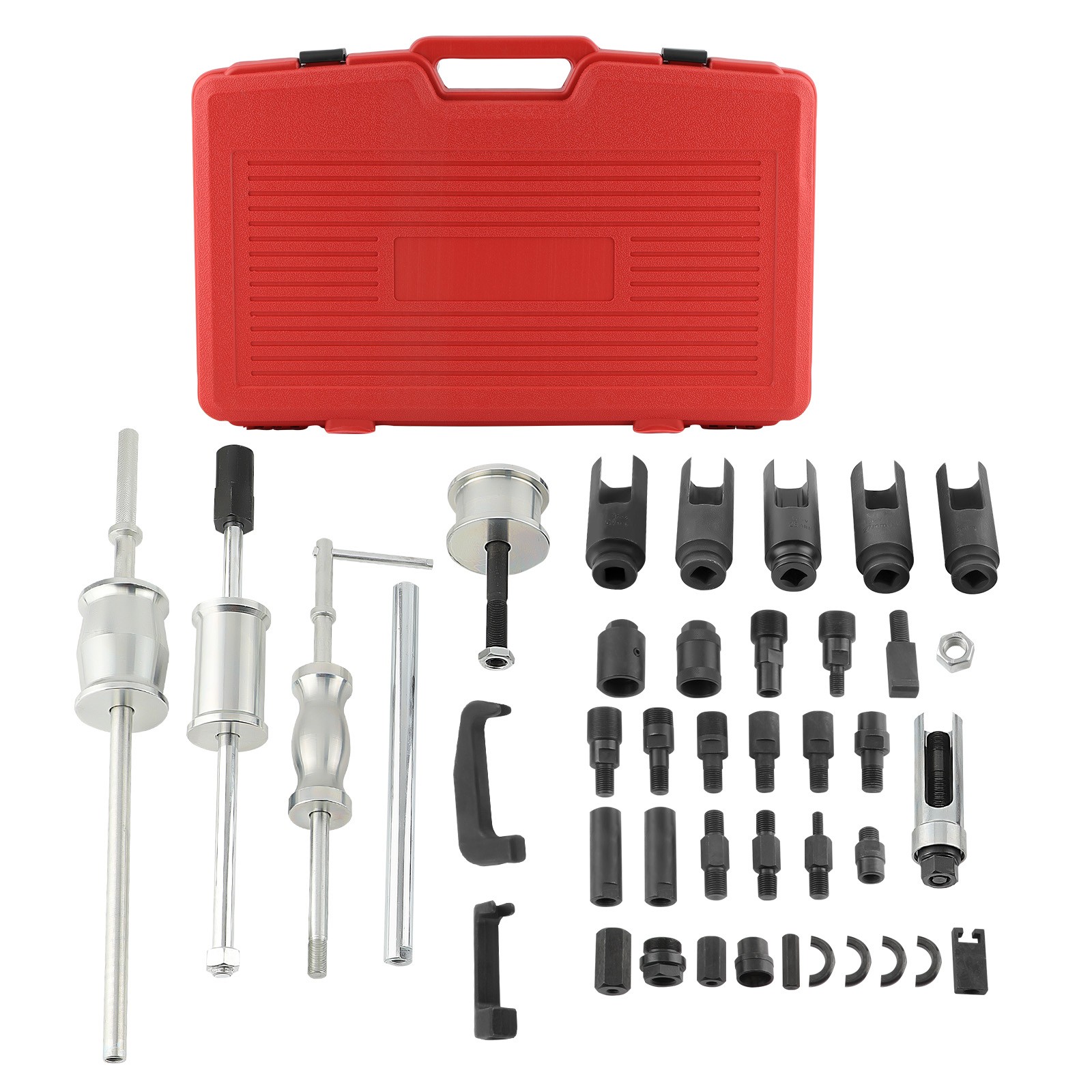 40* Auto Truck Diesel Injector Extractor Slide Hammer Puller Adapter Tool Kits