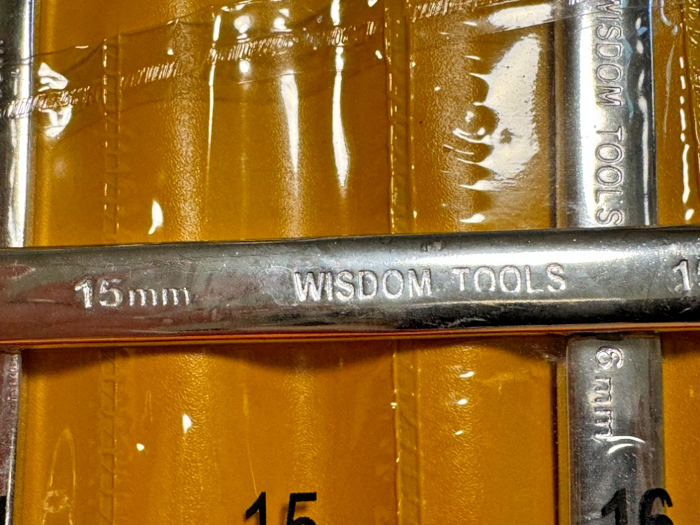 Wisdom 01-W11MWV-1 – 11pc Metric Long Pattern Combination Wrench Set (9mm – 19mm