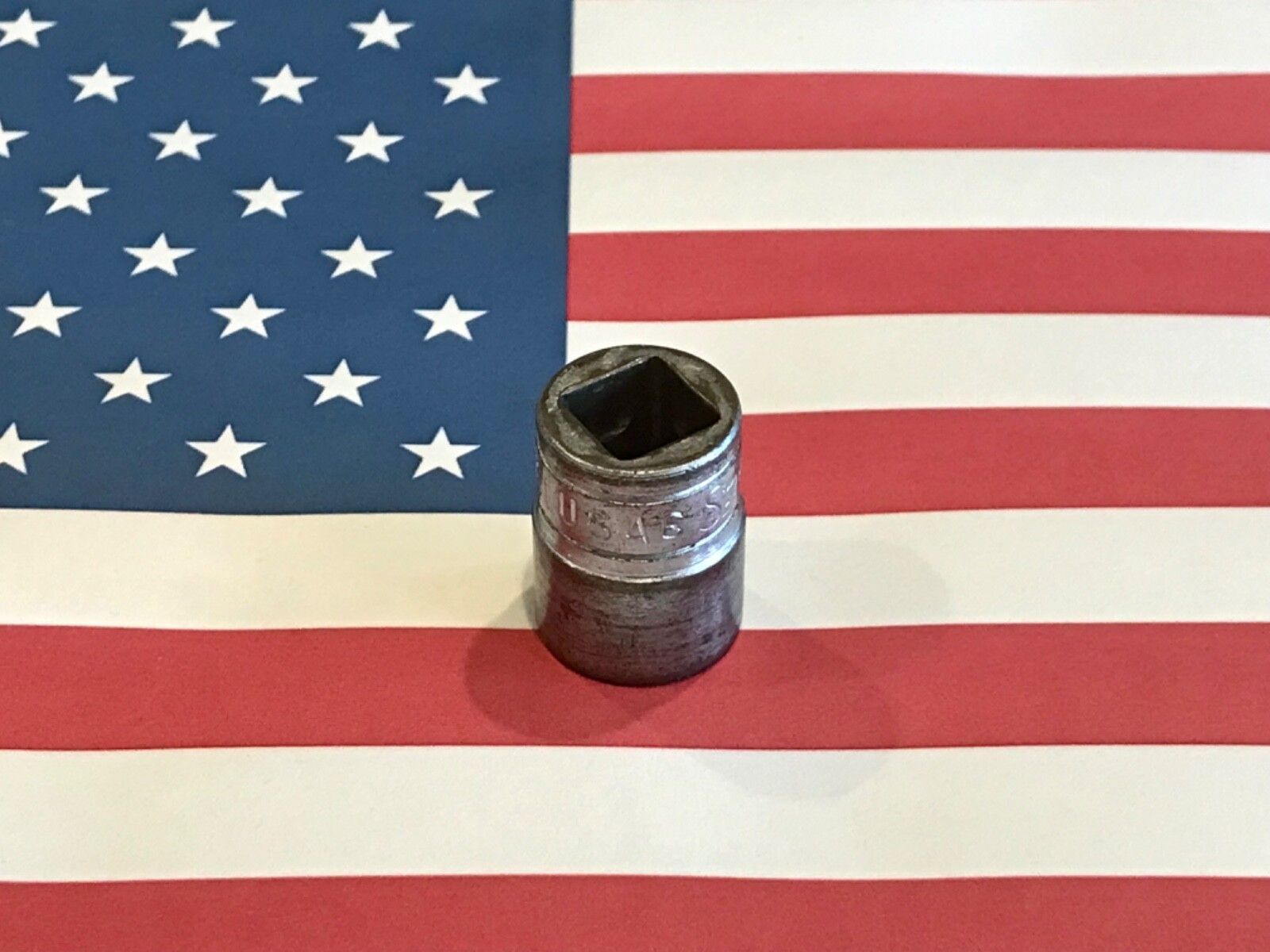 1956 Vintage Snap-on 1/2” Shallow Socket, 12 Point, 3/8″ Drive, F 161 USA 🇺🇸
