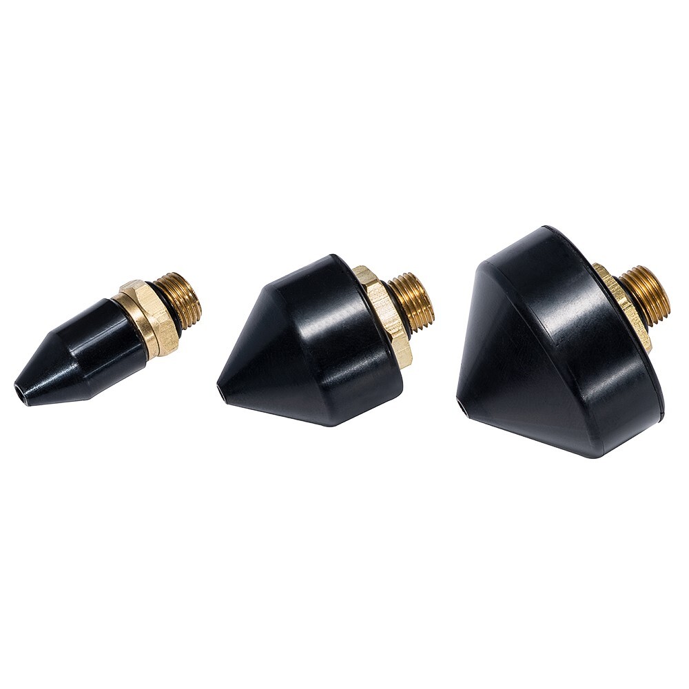 JTC-7746 3PCS RUBBER CLOSURE FOR AIR DUSTER Size:Ø13, 25, 35mm.