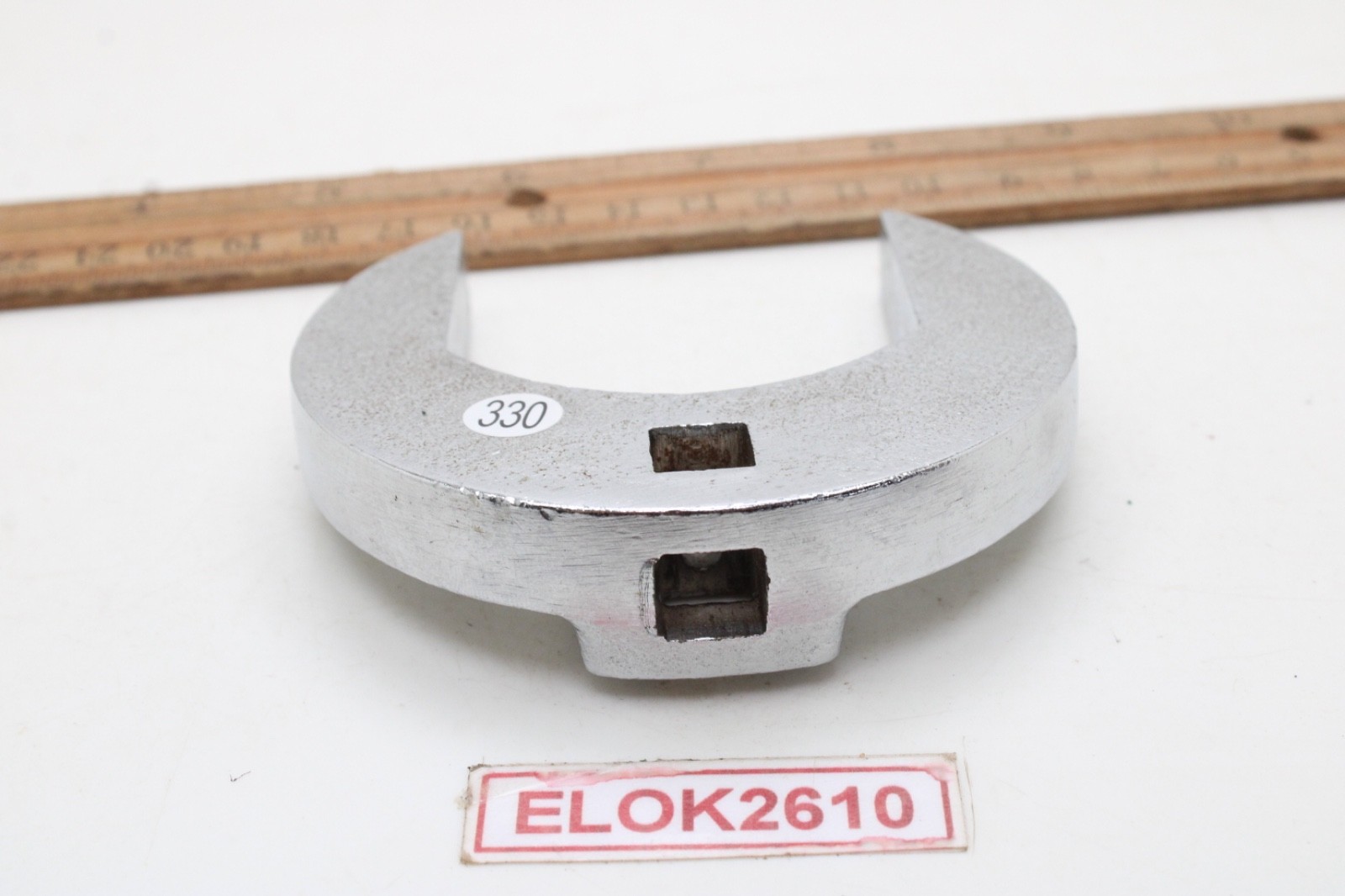 Snap-on 2″ 3/8″ Drive Crowfoot SAE Matte Chrome 2-Way Mount Side Or Bottom USA