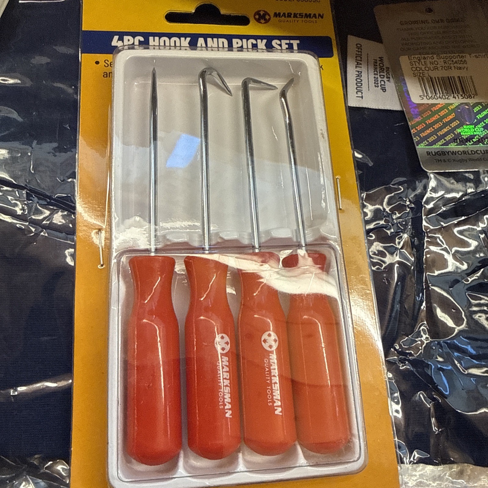 Original 4PC HOOK AND PICK SET SEAL & O RING REMOVAL TOOL MECHANICS GARAGE TOOL