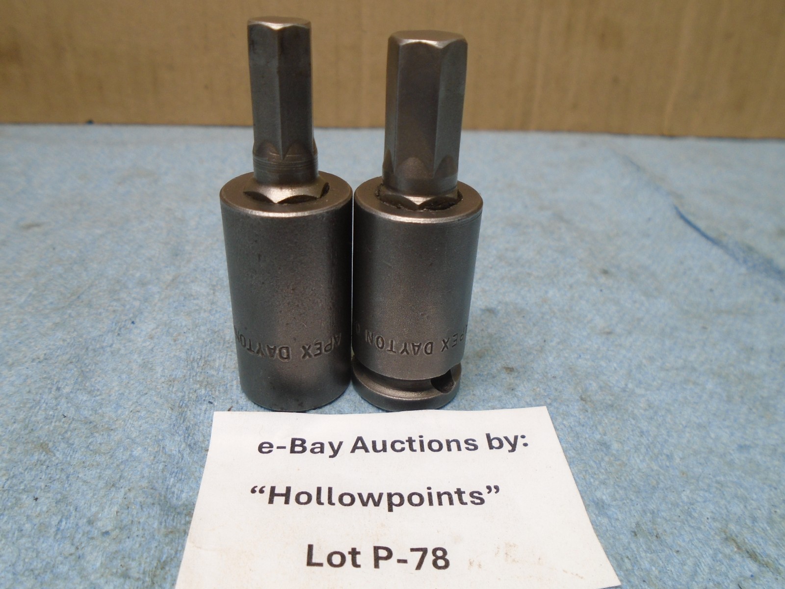 Apex Dayton O USA Impact Hex Allen Bit 2Pc. Set 3/8″ Drive 3/8″ & 5/16″ P78
