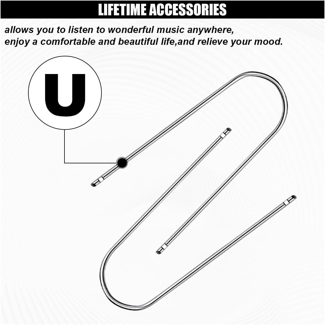 Compact 4PCS U-Shaped Car Radio Removal Tools – Ergonomic Stainless Steel Design