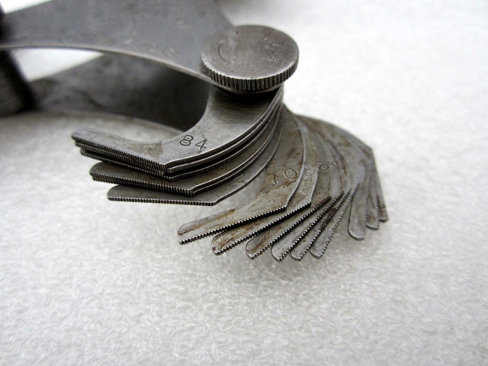 Vintage Craftsman Screw Pitch Gauge Set 4031 England