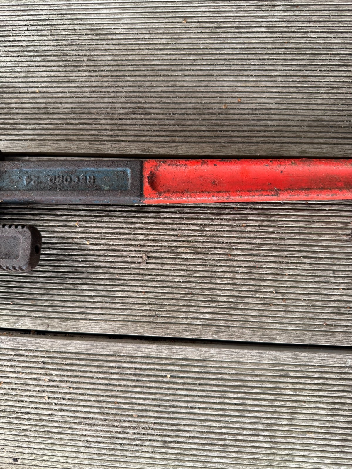 Record 24 Stilson Adjustable Pipe Wrench Spanner Vintage