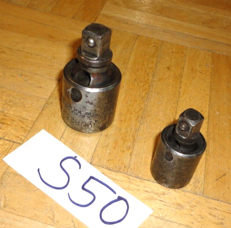 MAC TOOLS 2 PIECE 3/8 & 1/2 DRIVE UNIVERSAL JOINT IMPACT SOCKET ADAPTER