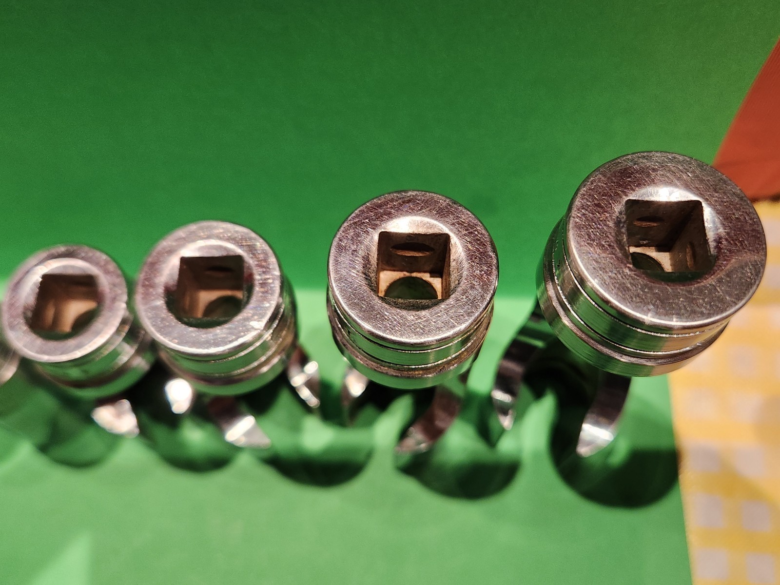 Snap On 7pc 3/8″ Dr. 6-Pt. Deep Flare Nut SAE Socket Set 3/8″-3/4″ 207FRX READ