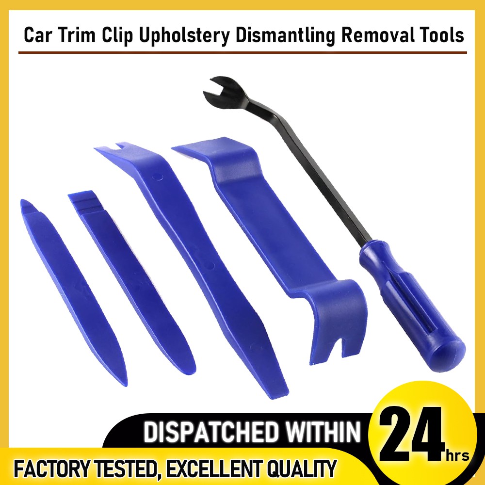 Car Pry Tool Kit Panel Door Audio Trim Removal Tools Upholstery Dash Radio Audio