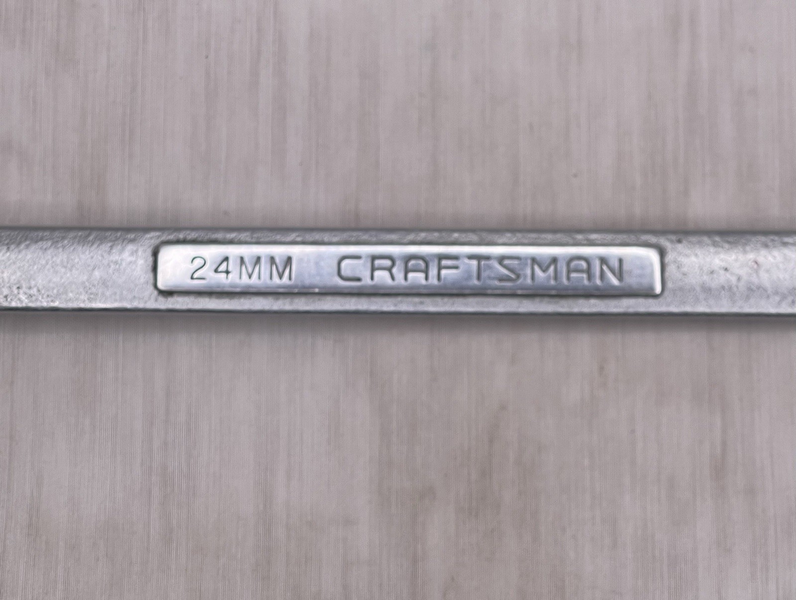 Craftsman 24mm 12pt Combination Wrench -VV- Vintage 42923, Made In USA, Metric