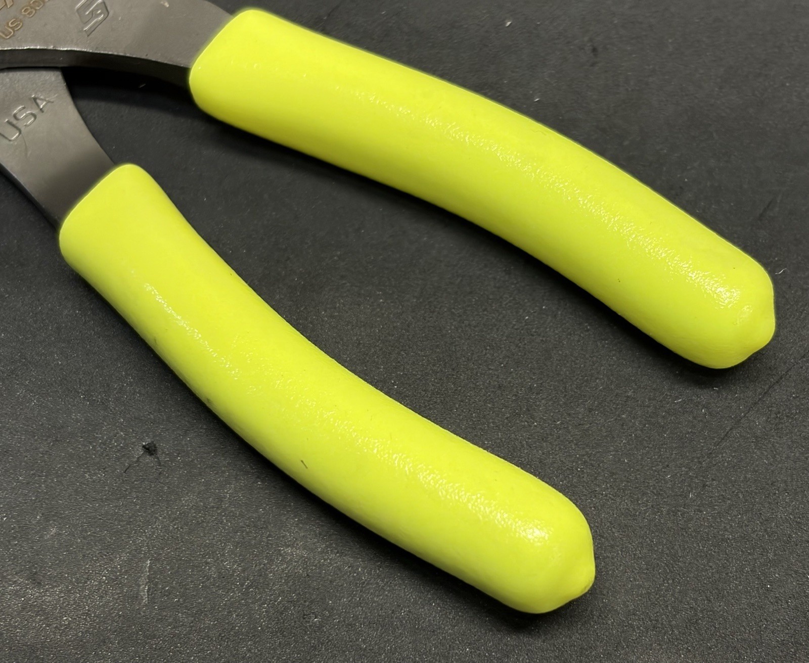 NEW! Snap-on Tools Hi-Viz YELLOW 46ACF Talon Grip Slip-joint Pliers