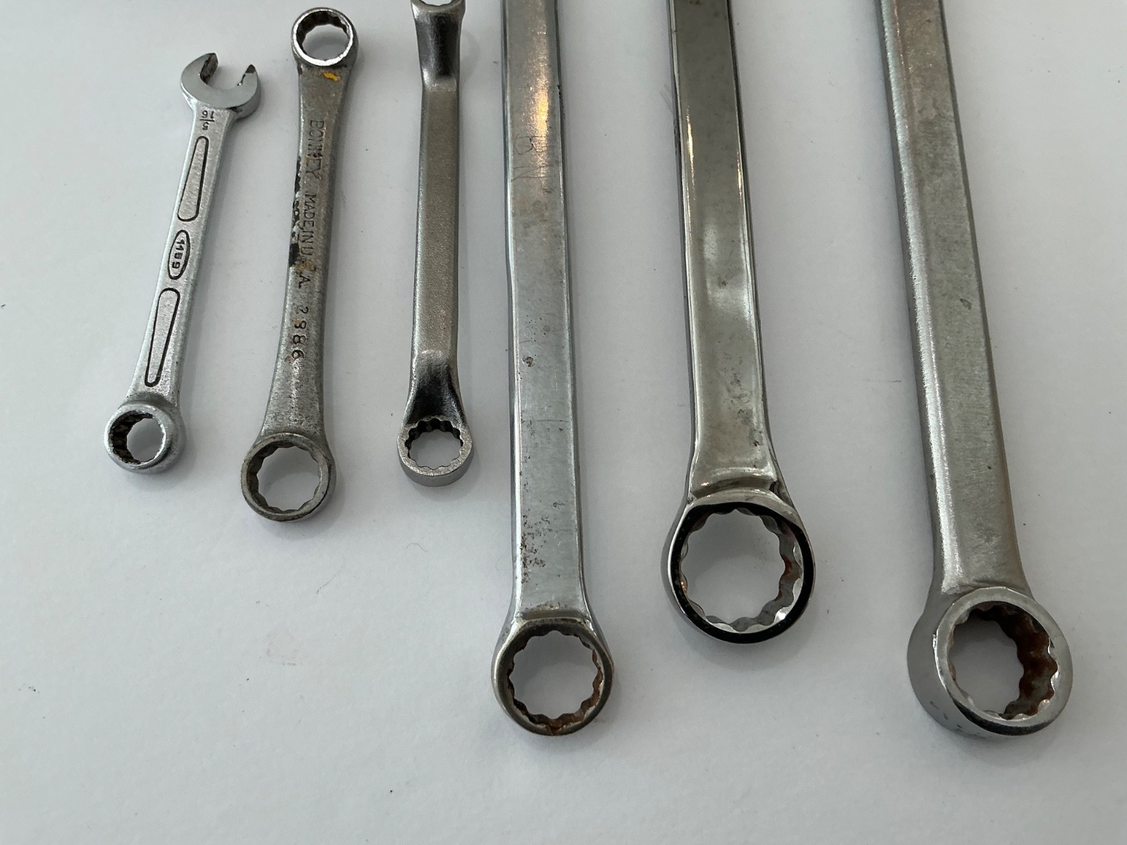 Asst. Bonney wrenches & sockets 8 pieces USA made all for $40