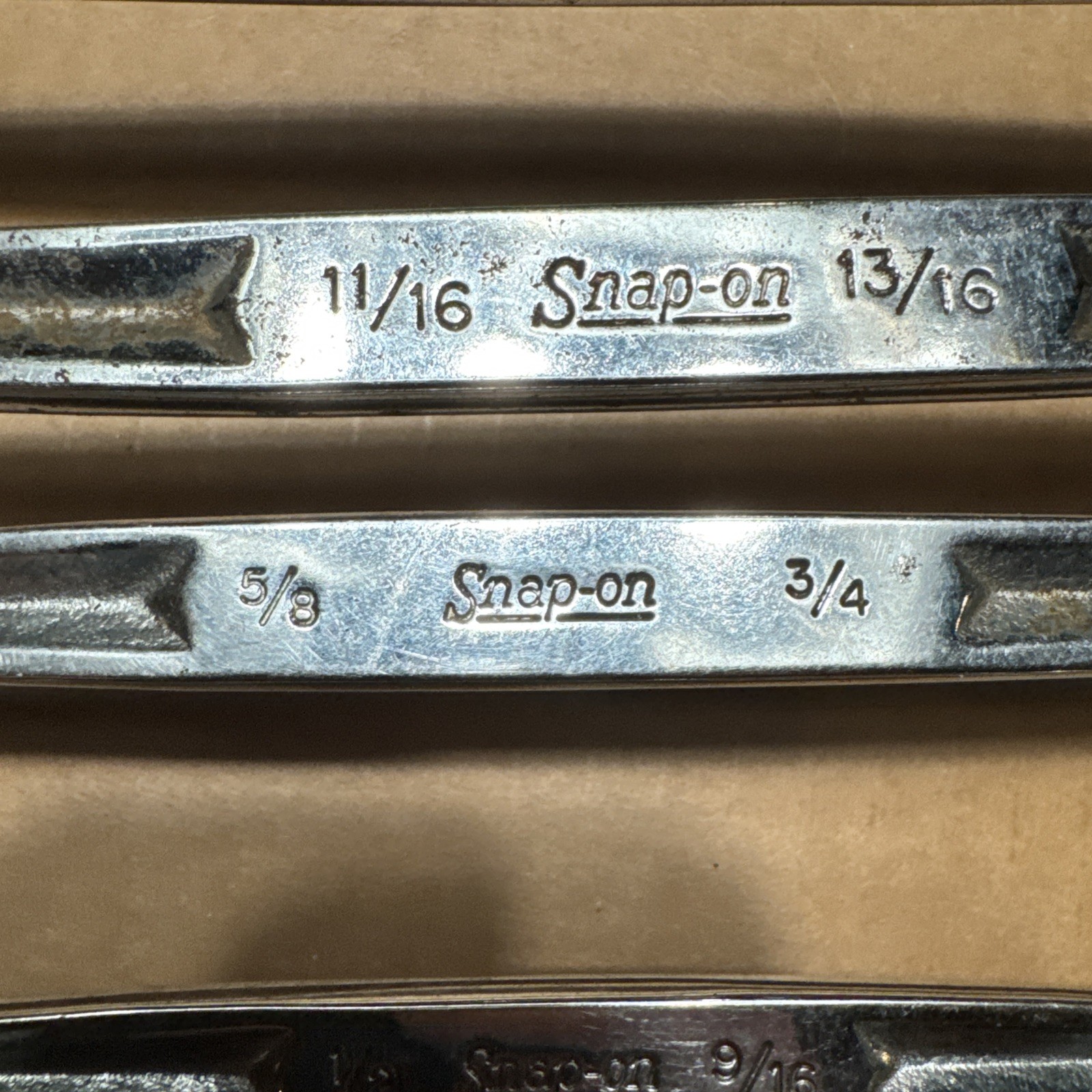 Lot Snap-On 1/2′ 9/16′ 11/16 13/16 5/8 3/4 3/8 Double Flex Head Socket Wrench W1