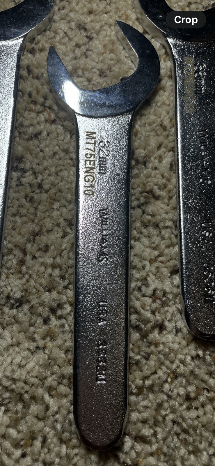 JH Williams Metric Service Wrench Set. Williams Tools ( A Snap-on Tools Brand)
