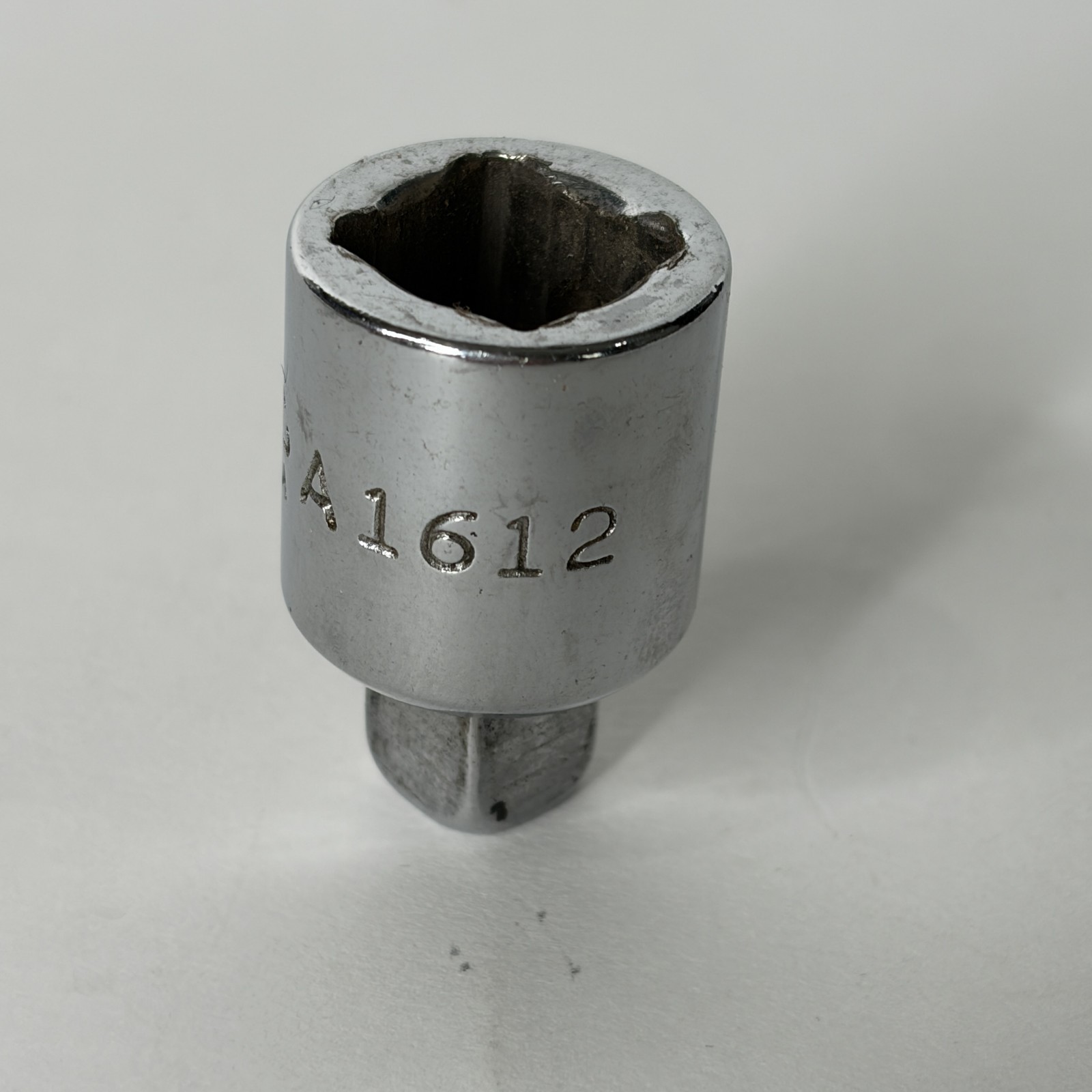 Vintage Mac Tools Socket Reducer Adapter A1612 1/2″ Female 3/8″ Male