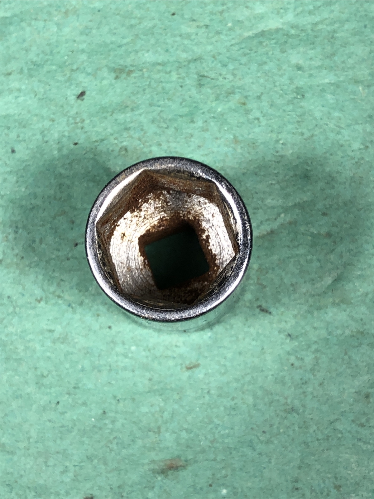 Vintage Craftsman | 1/2″ 6-Point 1/4″ Drive Socket | 43499 | -V- Series | USA