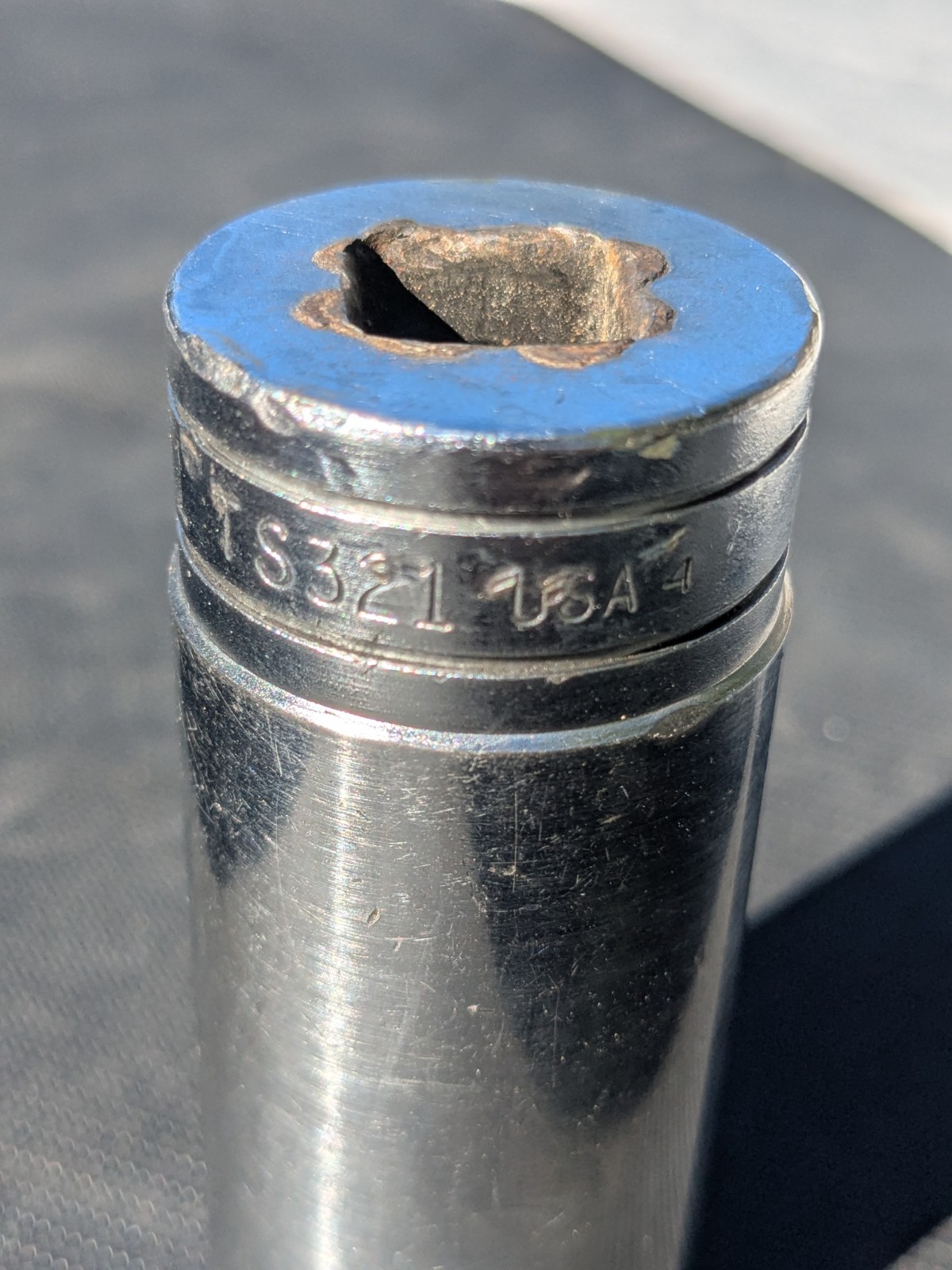 Snap On 1/2″ Drive 1″ 6PT Deep Chrome Socket TS321