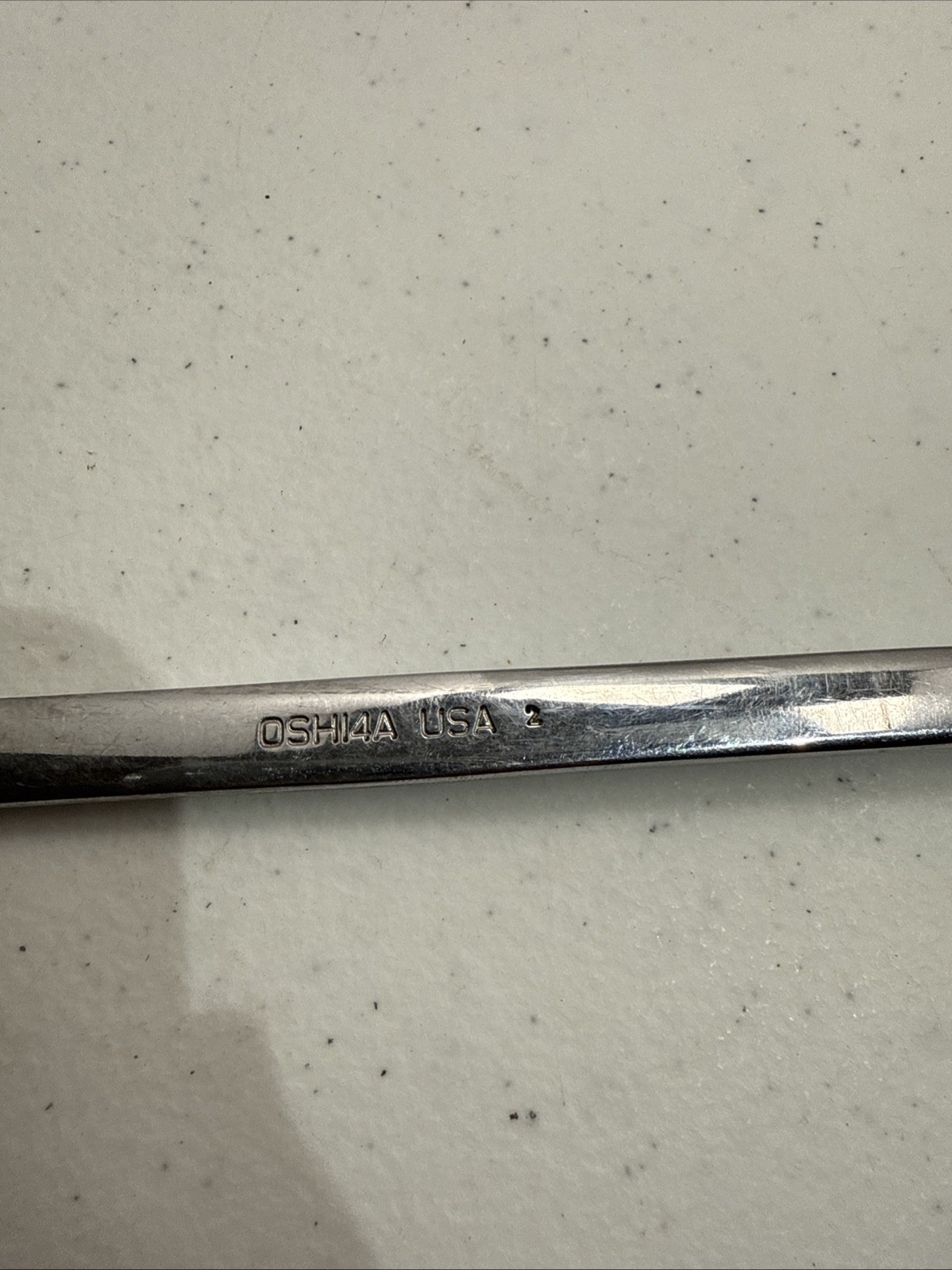 Snap-on OSH14 Chrome Combination Wrench 7/16” SAE 6 Point USA OSH 14 Snap On B11
