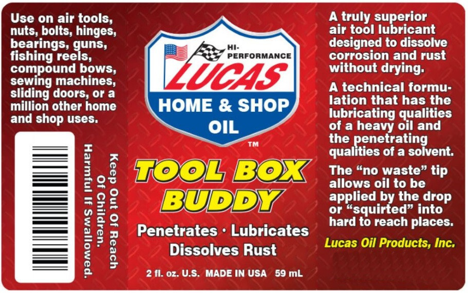 Lucas Oil Tool Box Buddy 2oz Air Impact Tool Lube, Protects & Extends tool life