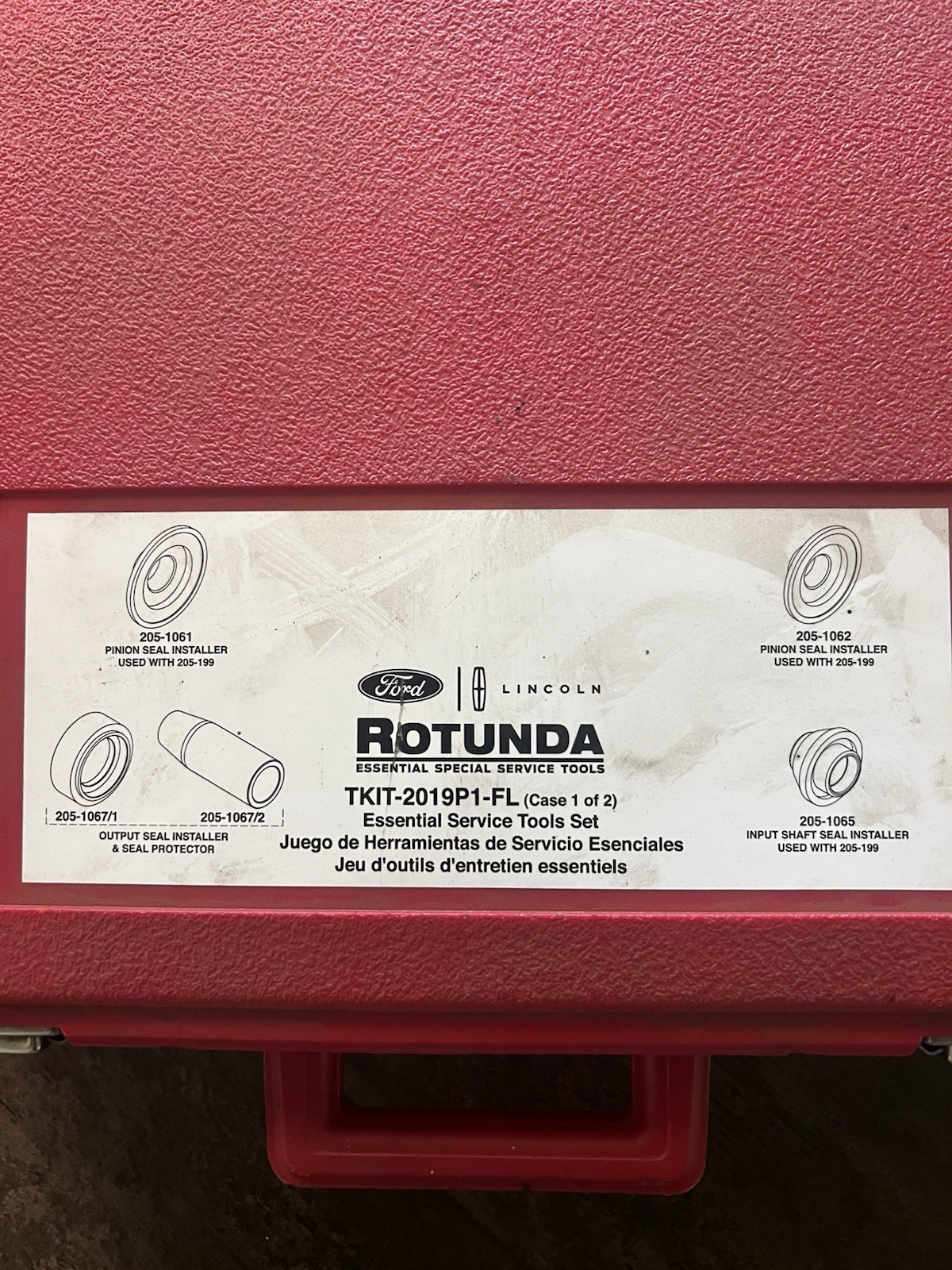 Ford Rotunda TKIT-2019P1-FL 2.0 Diesel Tools Both Cases Plus more EXTRA Read