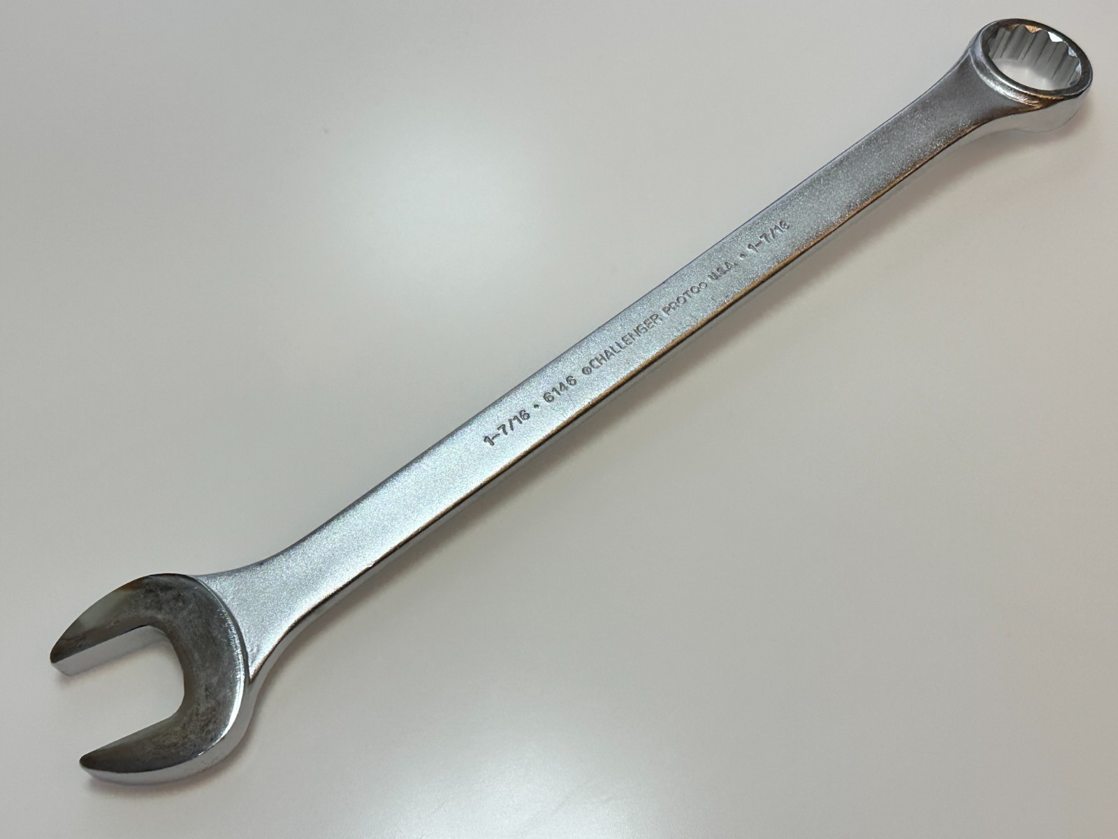 NEW Proto CHALLENGER USA 1246 SAE 1-7/16″ Combination Wrench – 12 Point (NOS)