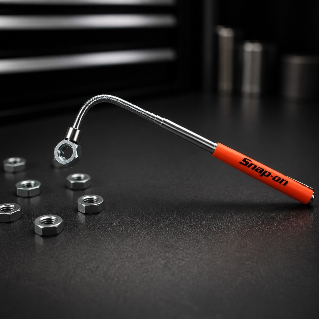 3X PROMO For Snap-on Tools MAGNETIC PICK UP TOOL TELESCOPING UP TO 21″ ORANGE 🟠
