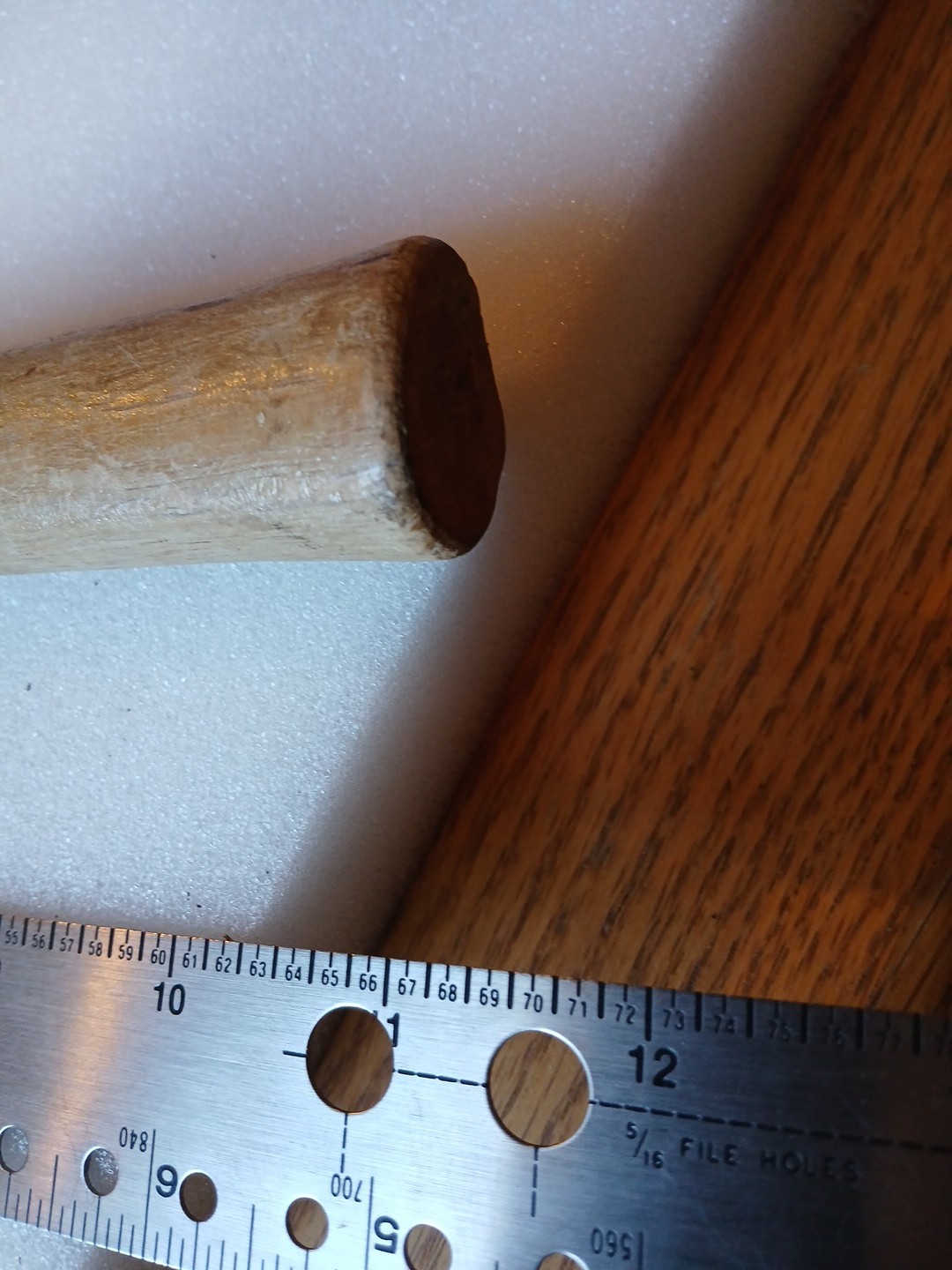 Vintage Automotive Body Repair Hammer Nice Shape. 11 3/4″ Wooden Handle