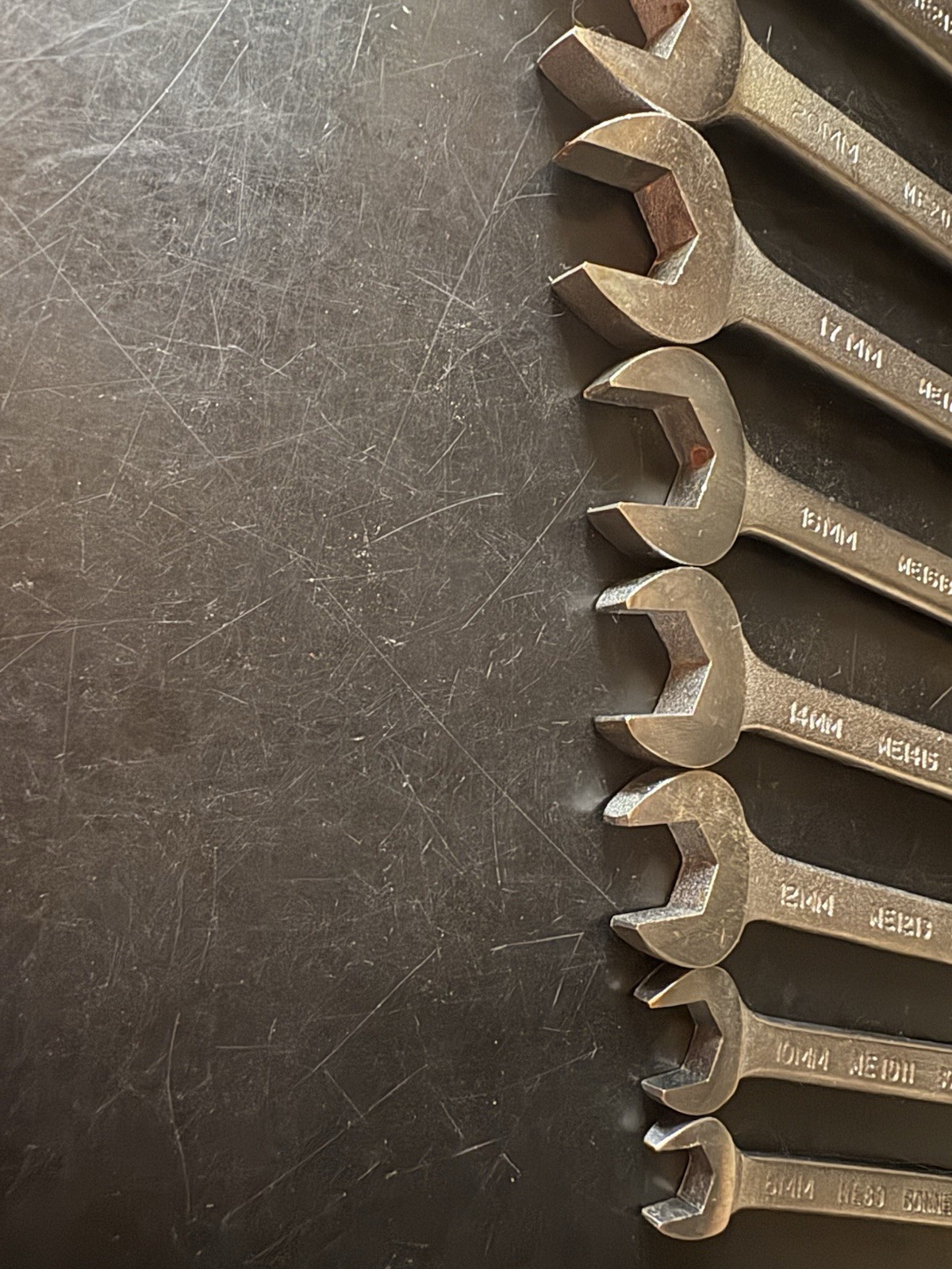 Vintage Bonney Wrench Set With Sleeve Case *missing one*
