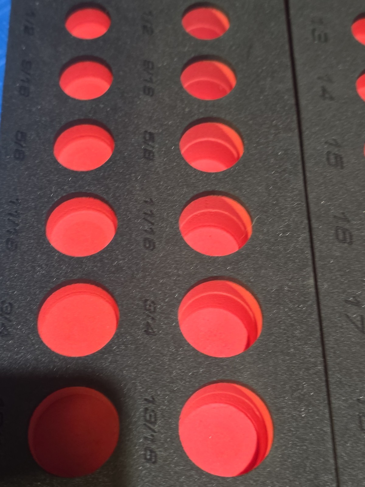 icon professional 3/8 Socket Organizer Foam Inserts METRIC & SAE SET