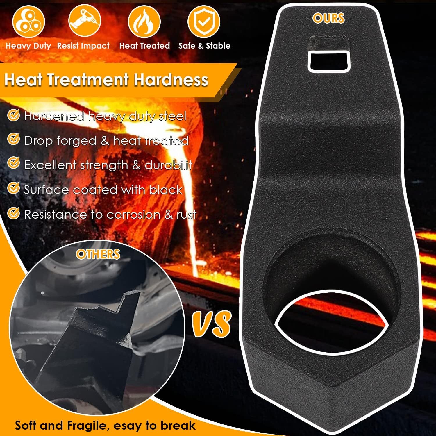 50mm Crankshaft Crank Pulley Wrench Holder Tool for Honda and Acura Engines